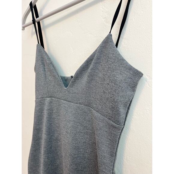 Misguided Gray & Black Bodycon Cocktail Dress From: Nordstrom Size: 6 - Picture 7 of 9